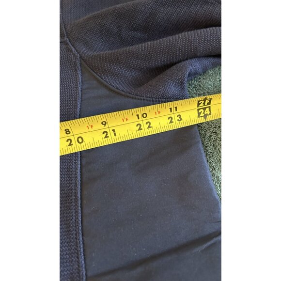 Calvin Klein Mens 1/4 zip Cotton Knit Athletic Wear Performance Pullover XL Navy - Picture 9 of 10